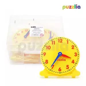 유아 시간학습 12시간 모형시계 6개세트 홈스쿨링 손자선물 교구