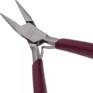 비드스미스 체인 노즈 플라이어 - 광택 스틸 헤드 PVC 컴포트 그립 더블 스프링이 장착된 6인치(152mm)