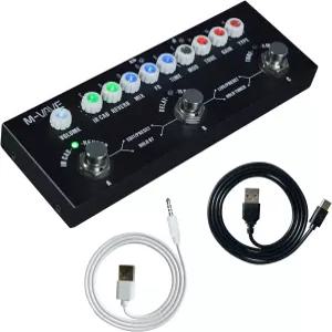 멀티 이펙트 기타 페달 리버브 지연 코러스 페이저 IR 로딩 9AMP 모델 CUBE-BABY 지원 녹음 블루투스 5.0