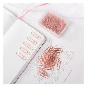 28mm 로즈 골드 클립 서류 종이 사무 용품 칼라 페이지 리포트화일 페이퍼 홀더