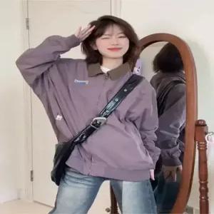 헐크 여자 여성 가을 빈티지 자수 집업야구항공 칼라 자켓 잠바 야구점퍼 KKE3