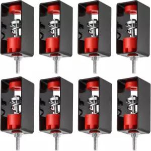 AMGSH 천장 진동 감쇠 마운트 8팩 스프링 차단기 걸이 110Lb 용량 1.2인치 처짐 A/C 에어 핸들러 홈 시어터