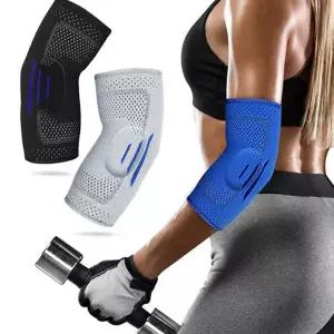 테니스 팔꿈치 보호대 고탄력 통기성 운동용 스포츠팔 팔꿈치 보호대 엘보 밴드 야구