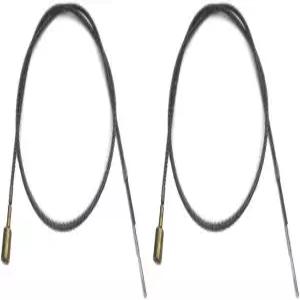 보토어 2pcs 내부 플렉스 샤프트 유연한 케이블 와이어 부착 부품 그라인더 회전 공구 교체 액세서리