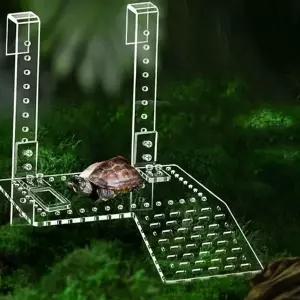 쉼터 대형 아크릴 건조대 거북이육지 은신처 반수생 놀이터 수조 어항