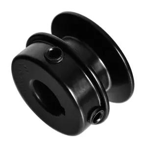 미네르구이 AK1758 기계식 V벨트 풀리 1.75인치 OD 5/8인치 고정 보어 싱글 그루브 주철 3L 4L AX V벨트용