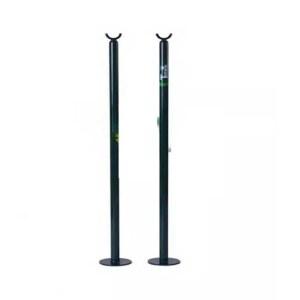 테 네트 지지대 망 1쌍 기둥 받침대 배구 훈련 족구 막대 철제 휴대용 간이