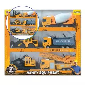 쌍문상회 자동차피규어 유아장난감 건설중장비세트 차로 모래놀이 흙나르기
