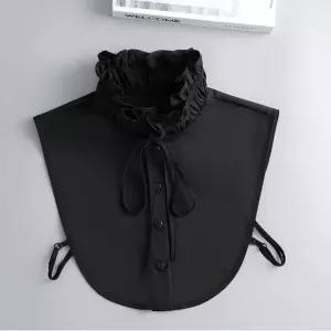 리본 하이넥 페이크 카라 승마 골프 웨어 코디 패션 izM9+5ADs