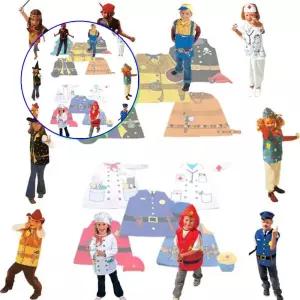 쌍문상회 역할놀이의상 직업 체험 연극 유치원교구 발표회 어린이복 유아가운