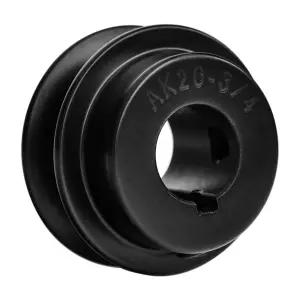 미네르구이 AK20-3/4 싱글 그루브 기계식 V벨트 풀리 3/4인치 보어 2인치 주철 A 3L 4L(A AX) V벨트용