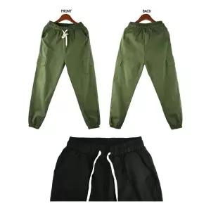 린넨 허리 고무줄 조거팬츠 배기핏 여자 카고바지 fsb6+1lTr