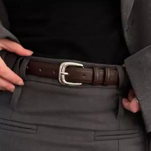 여성 여자 PU 슬림 가죽 버클 벨트 원피스 정장 허리 fCe7+8xKJ