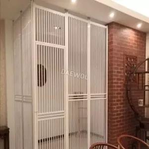 고양이 펜스 울타리 2층 격리 철제 케이지 반려동물 현관문