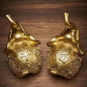 신혼집 코끼리장식 선물 신혼선물 아이디어 쌍의 수제 컬러 정교한 부자 길상집