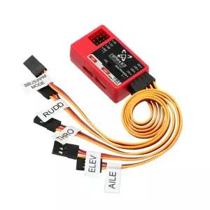 FMS Reflex V3 비행 컨트롤러 자이로 안정기 원격 제어 RC 항공기 Warbird 고정 기능 드론 헬리콥터