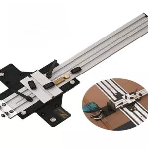 트리머 가이드 브래킷 테이블쏘 지그 직각자 고정 루터