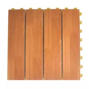 베란다 틈있는조립매트 참나무색 18P 욕실타일 바닥재