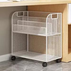 확장형 수납책장 사무실 북카트 철제책장 이동형책장