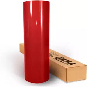레드 글로스 60인치 x 1피트 자동차 랩 비닐 롤 에어 릴리스 3MIL-VViViD8