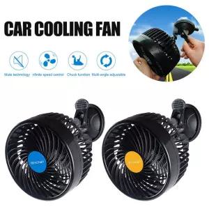 자동 환기 선풍기 조절 가능한 전기 자동차 쿨러 흡입기 공기 순환기 미니 트럭 오프로드용 12 V 24V