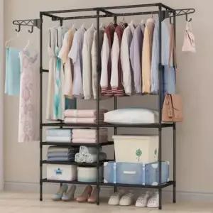 [생활] 스틸2단조립행거 행거 드레스룸 조립식 맞춤형