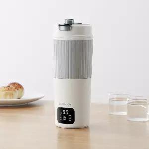 650ml 휴대용 전기 주전자 여행용 물 끓이기 컵 보온병 스마트 티포트 온도 조절 가열 220V