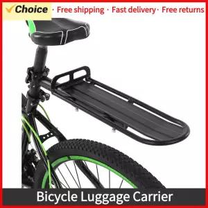 알루미늄 합금 자전거 수하물 캐리어 랙 화물 후면 선반 사이클링 시트포스트 가방 거치대 스탠드 MTB 설치