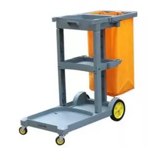 청소용카트 쓰레기 호텔 카트기 걸레 그레이 청소카 도구