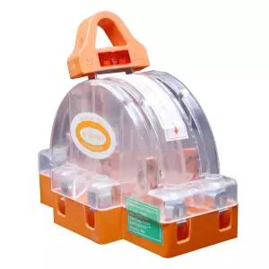 산업용 제품용 RUIAN 구리 도금 63A 투명 이중극 전기 브레이크 안전 나이프 스위치 DPST