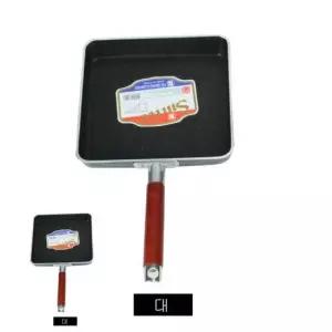 나무손잡이 사각 후라이팬 대 사각프라이팬 에그후라이팬