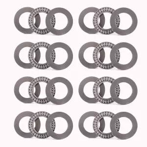 AXK2035 니들 롤러 스러스트 베어링 와셔가 장착된 평평한 8세트 20mm 보어 35mm OD 2mm Wd - 잔디 깎는