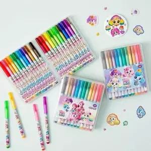 [문구] 캐치티니핑 어린이 그림 색칠 미술 사인펜 24색 세트