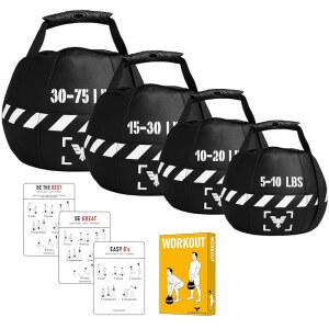 엘리트 케틀벨 샌드백 크로스 트레이닝 근력 운동 기능적 피트니스 무게 가정 체육관용 훈련 장비 헤비 듀티 샌드 웨이트백 미충족