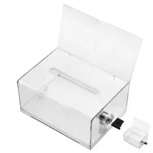 [문구/오피스] 사무실정리함 데스트파일함 아크릴 응모함 네임 카드 박스 응모권 경품추첨권 명함 접수함