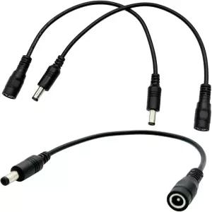 키보드 기타 피아노 이펙트 페달 스피커 라디오 어퍼퓨용 3Pcs DC 전원 5.5mm x 2.1mm 역극성 전력 변환