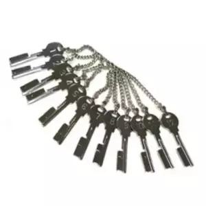 [문구/오피스] 순찰열쇠 12개 경비키 순찰키