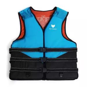 돌핀 수영구명복 물놀이구명복 부력보조복 스카이 국산 수영 구명조끼(XL)