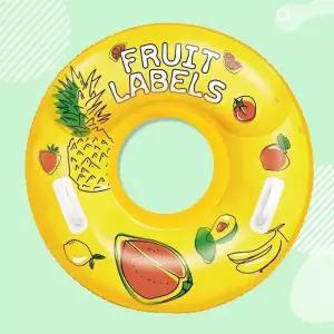 물놀이튜브 옐로랑 워터파크 이중튜브 바다튜브 물놀이 수영장 87cm