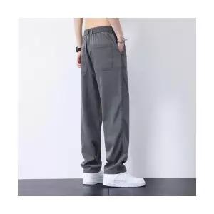 남자 배기핏 바지 팬츠 여름 쿨링 캐주얼 긴 와이드 슬림핏 ST1