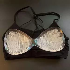 [하프클럽/셀러허브_여성트랜드패션]패드 벌집 뽕 모양 수영복 실리콘브라