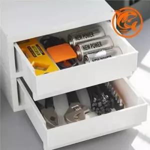 [생활] 이사정리 수납함 2단 다목적 정리박스 가전용품 수납 정리함