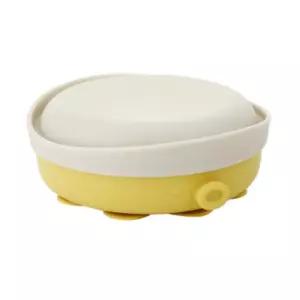 에.디.슨 유아식기 실리콘 흡착 식판 뚜껑 문어 옐로우