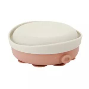 에.디.슨 유아 이유식 흡착 식판 다용도 뚜껑 문어 핑크