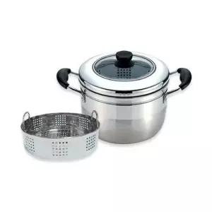 키친플라워 튜울립 IH 찜냄비 20CM 스텐 인덕션