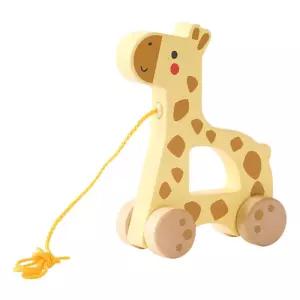 TOOKY 원목 풀어롱 기린 009 교육용 교육 아기 걸음마 끌고다니는 끌차