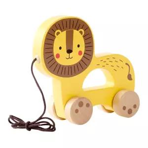 TOOKY 원목 풀어롱 사자 008 걸음마 끌차 끌고다니는 끌기 교육용 장난감
