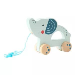 TOOKY 원목 풀어롱 코끼리 007 영유아 끌기 끌차 신생아 완구 장난감 아기