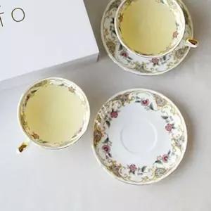 내구성강한 튼튼한 본차이나 미하루 홍차잔 2인세트 커피잔