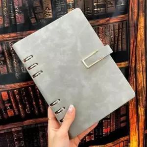 [문구/오피스] 데일리 6공 A5 만년 다이어리 노트 그레이 바인더